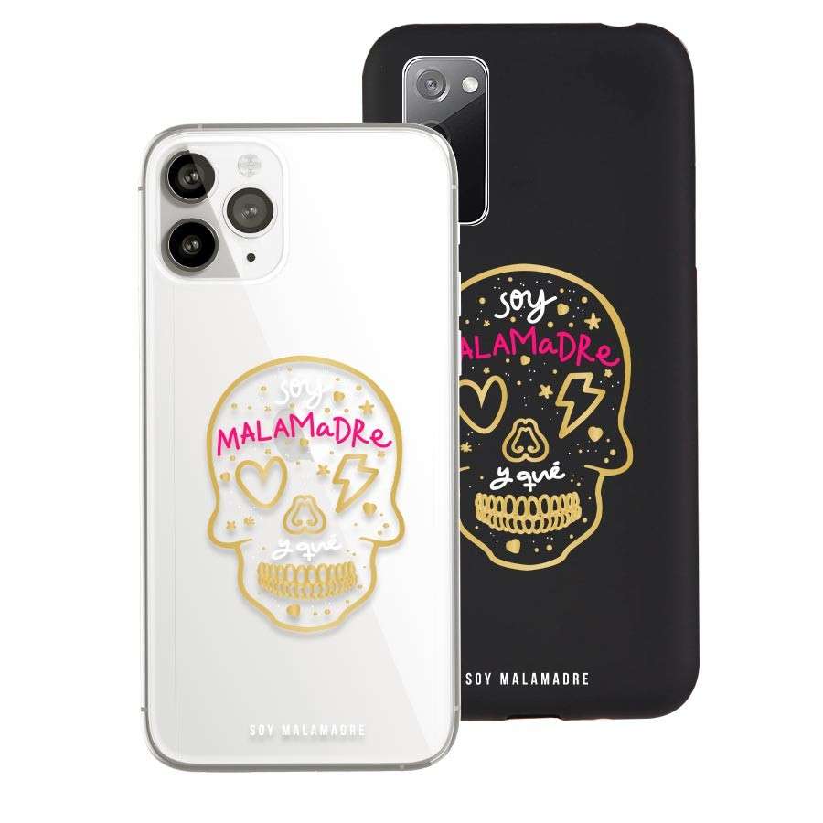 Funda Oficial Malasmadres - Calavera Dorada