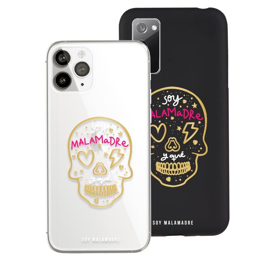 Funda Oficial Malasmadres - Calavera Dorada