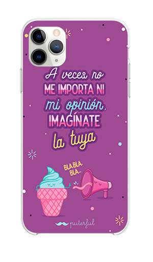 Funda Móvil Diseño Puterful - A veces no me importa