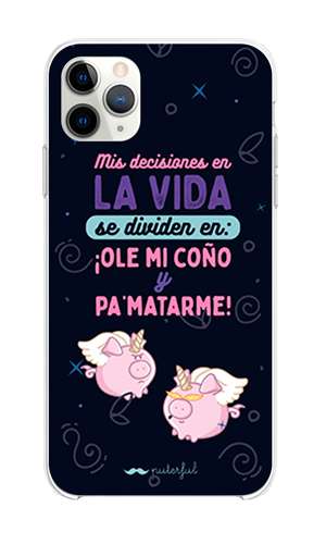 Funda Móvil Diseño Puterful - Mis decisiones en la vida