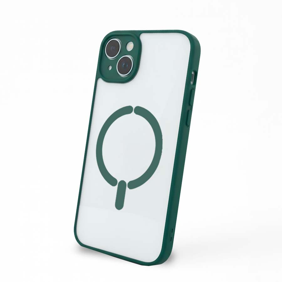 Funda Bumper Compatible con Magsafe con Cubre cámara para iPhone 14