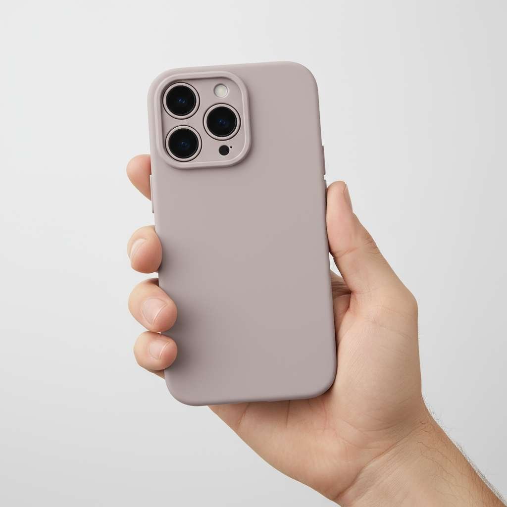 Funda Ultra suave con Cubre cámara para iPhone 15 Pro Max