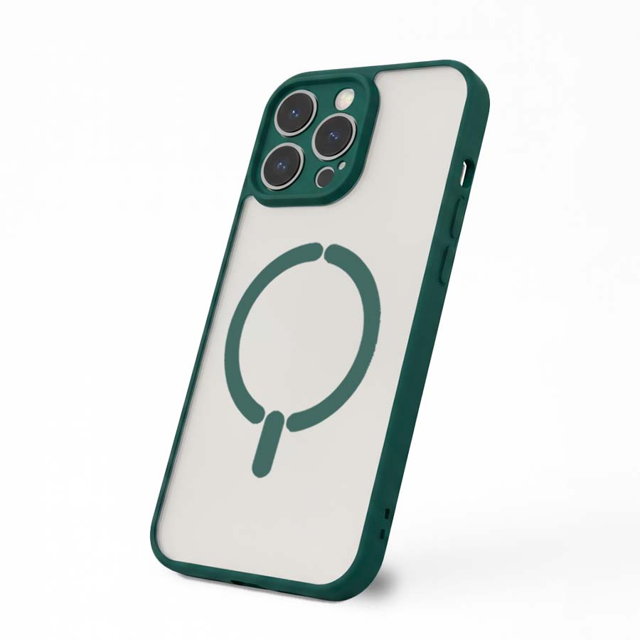 Funda Bumper Compatible con Magsafe con Cubre cámara para iPhone 12 Pro