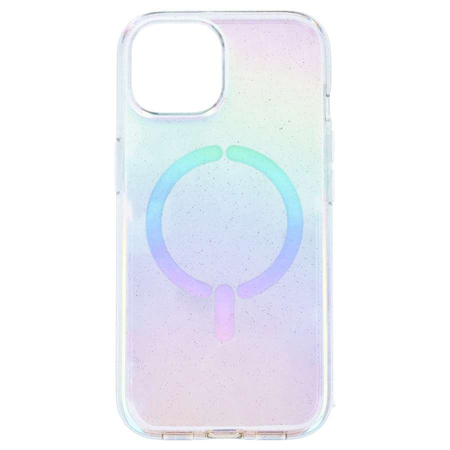 Funda Purpurina Compatible con MagSafe para iPhone 15