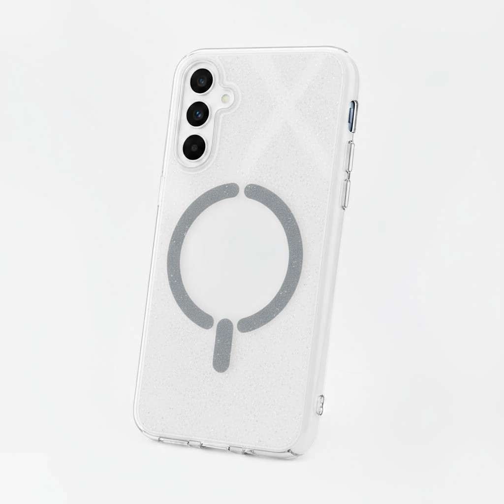 Funda Purpurina Compatible con MagSafe para Samsung Galaxy S24 Plus