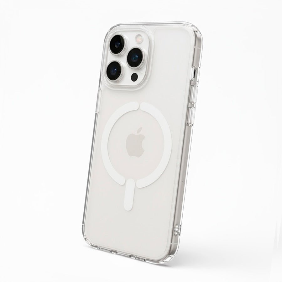 Funda Transparente Logo Compatible con Magsafe para iPhone 16 Pro