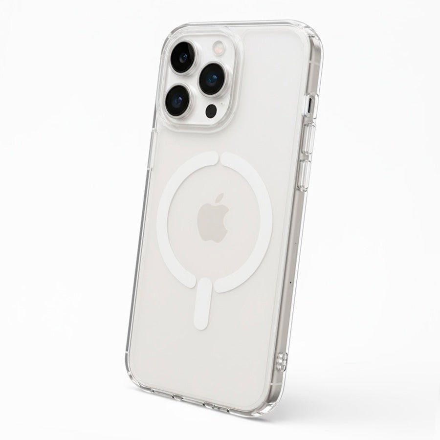 Funda Transparente Logo Compatible con Magsafe para iPhone 16 Pro Max