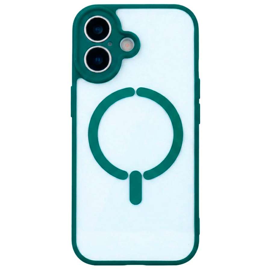 Funda Bumper Compatible con Magsafe con Cubre cámara para iPhone 16 Plus
