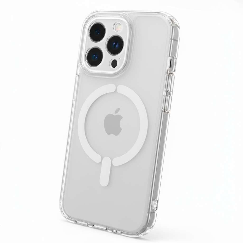 Funda Reforzada Antiyellow Compatible con MagSafe para iPhone 15 Pro