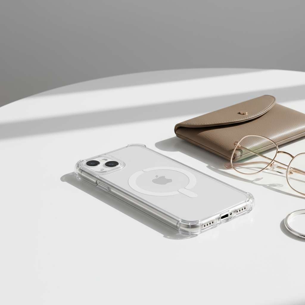 Funda Reforzada Antiyellow Compatible con MagSafe para iPhone 14 Plus