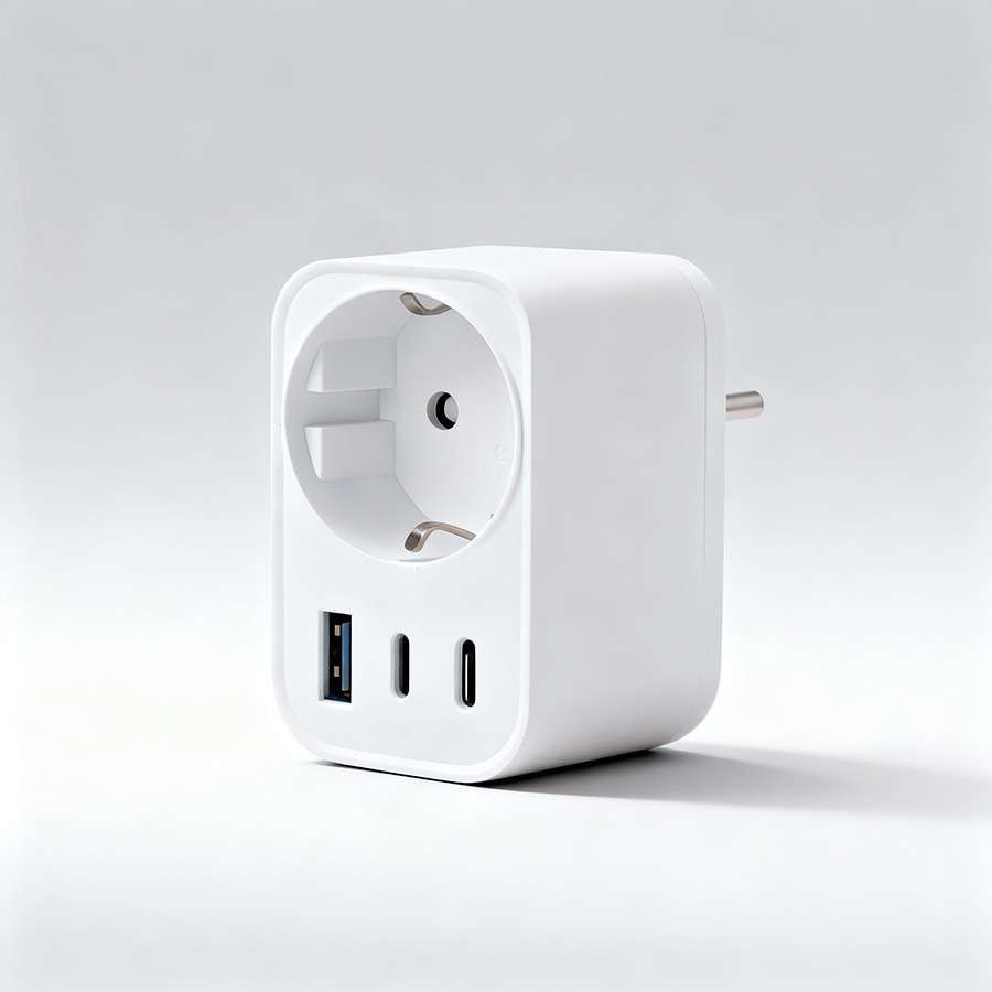 Cargador - Enchufe con Triple Puerto - 30W