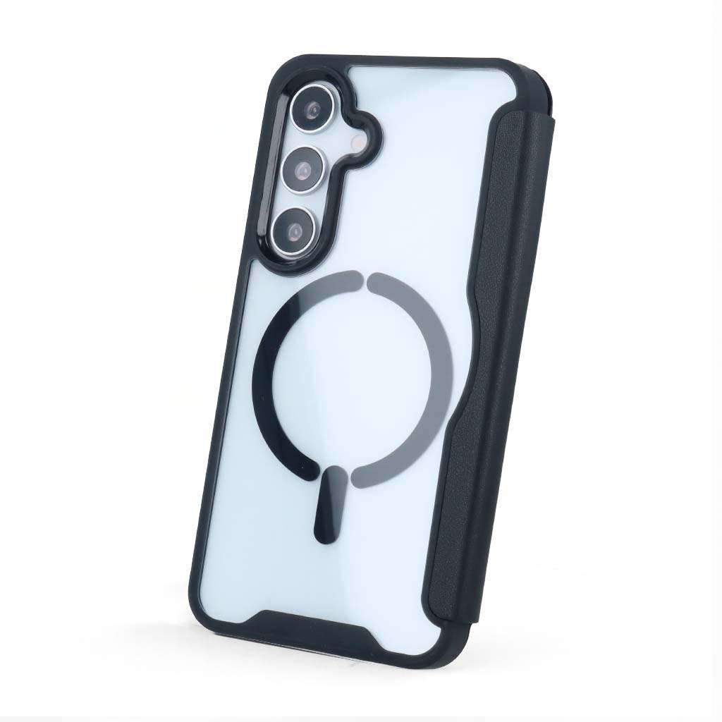 Funda Libro Compatible con Magsafe para Samsung Galaxy S25