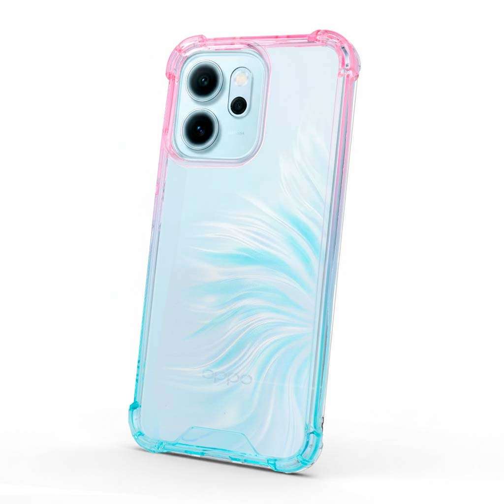 Funda Bumper Reforzada Degradada para Oppo Reno 14FS