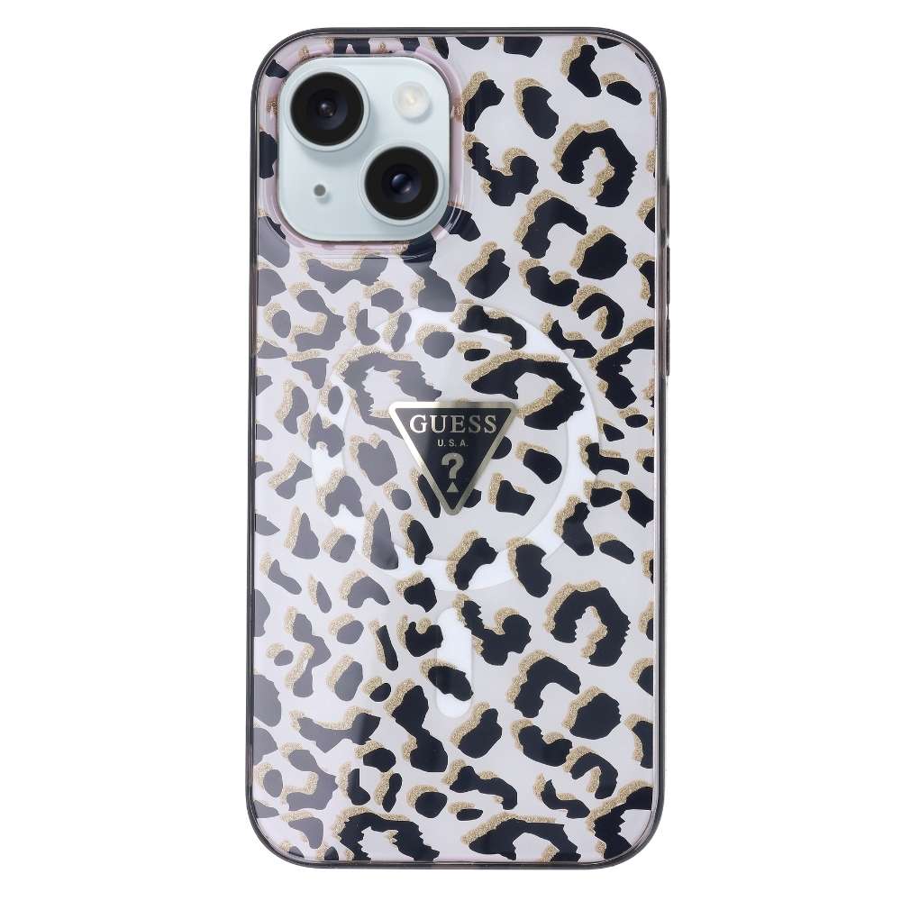 Funda Guess Print Compatible con Magsafe para iPhone 15