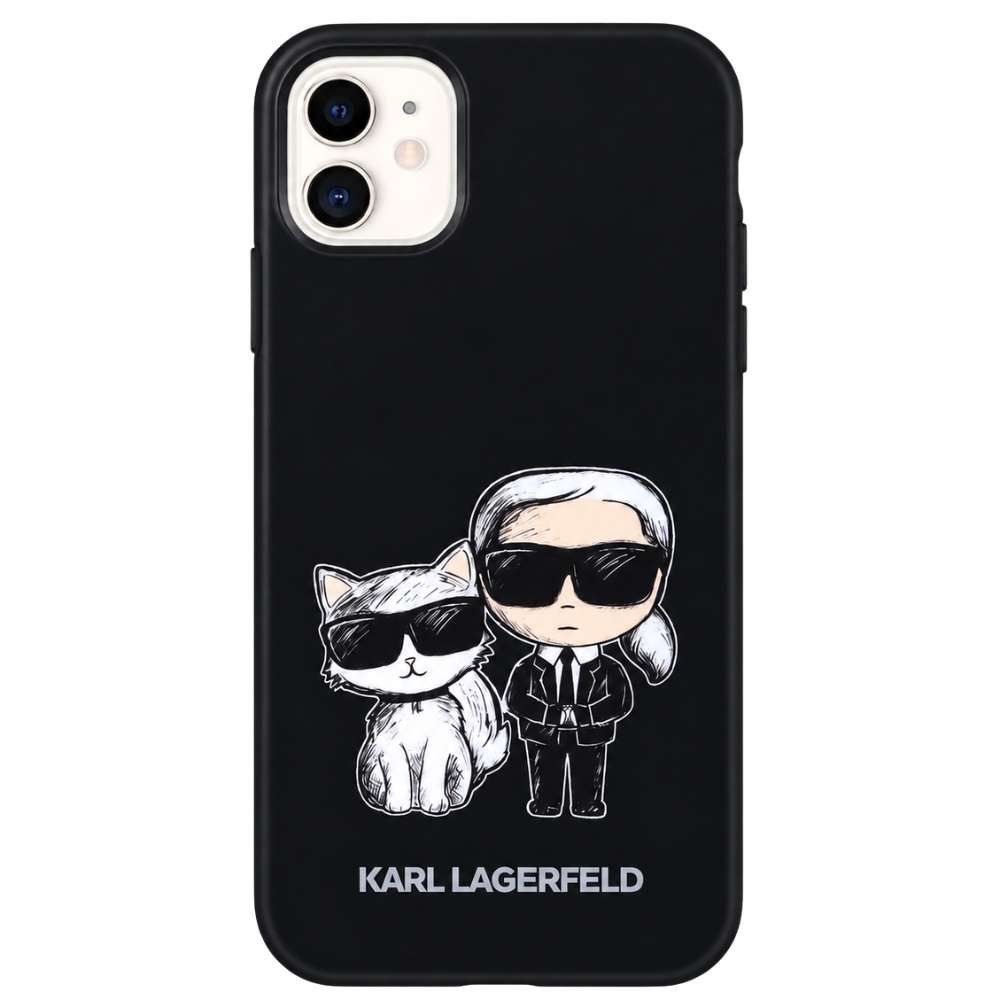 Funda Karl Lagerfeld Silicona Compatible con Magsafe para iPhone 11