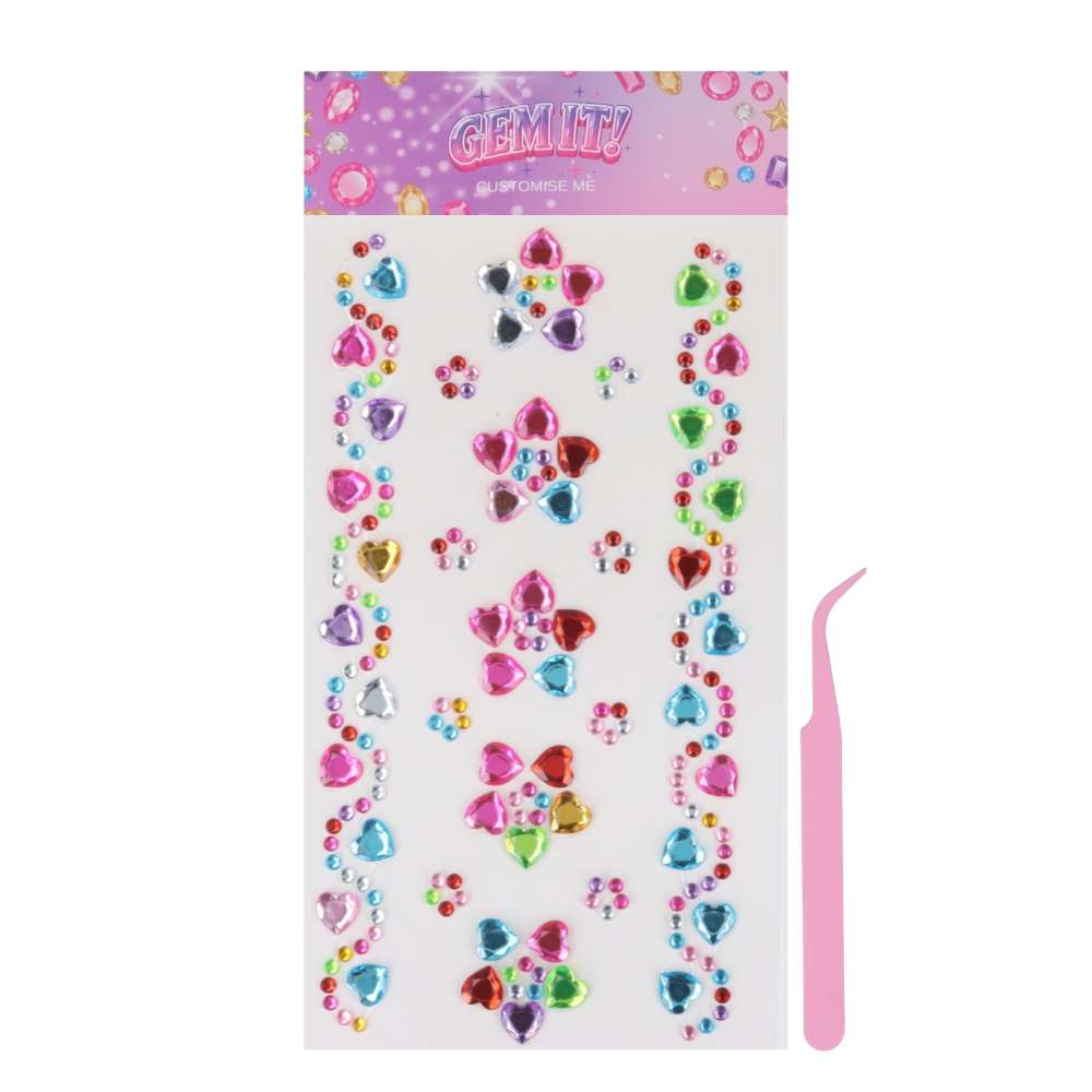 Stickers Gemas XL - Flores Corazón