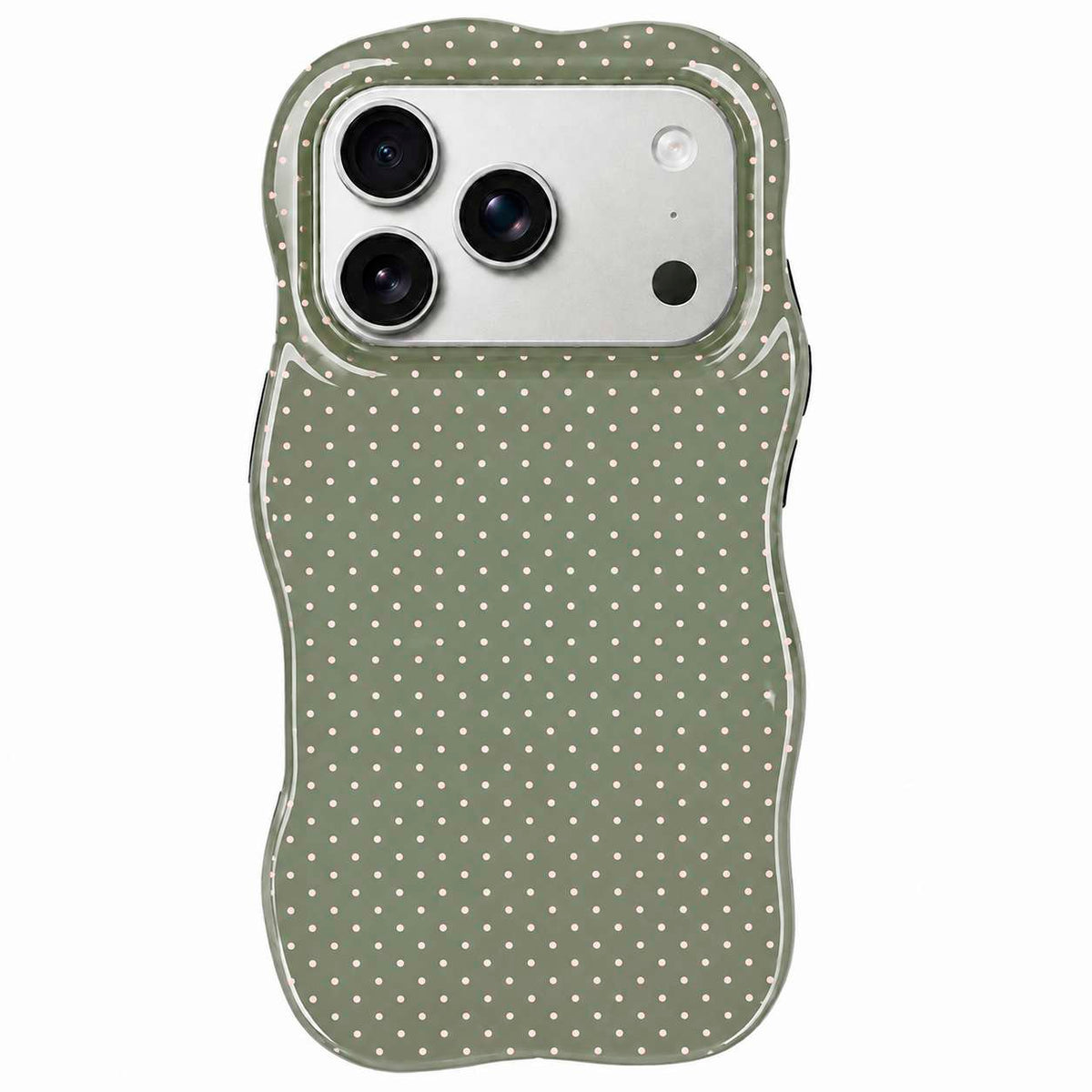 Funda Tough - Green Wave Dots